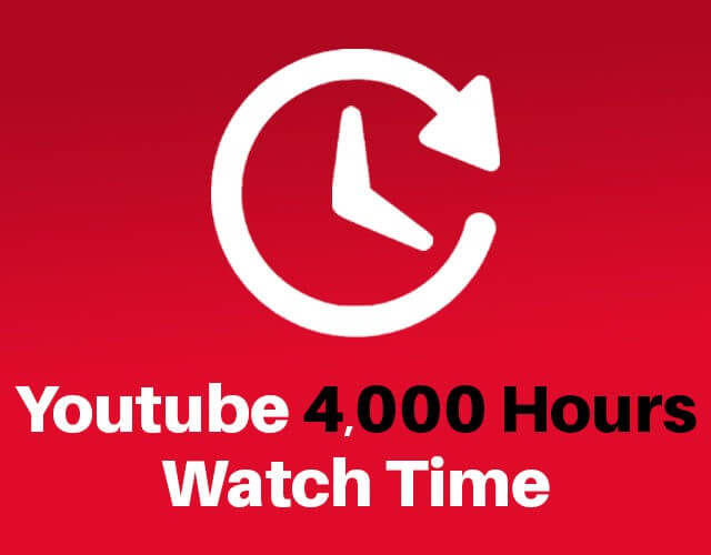 get 4000 watch hours on youtube