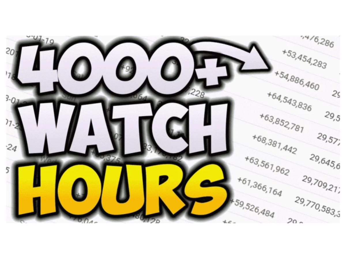 4000 Watch Hours In The Previous 12 Months What If I Couldn T Get It