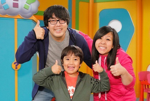 Ryan Kaji and family