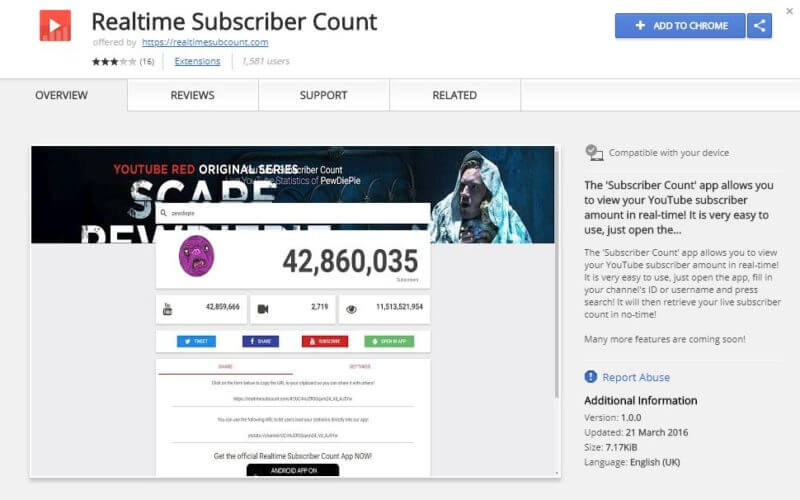 Realtime-Subscriber-Count-youtube-subscriber-tracker