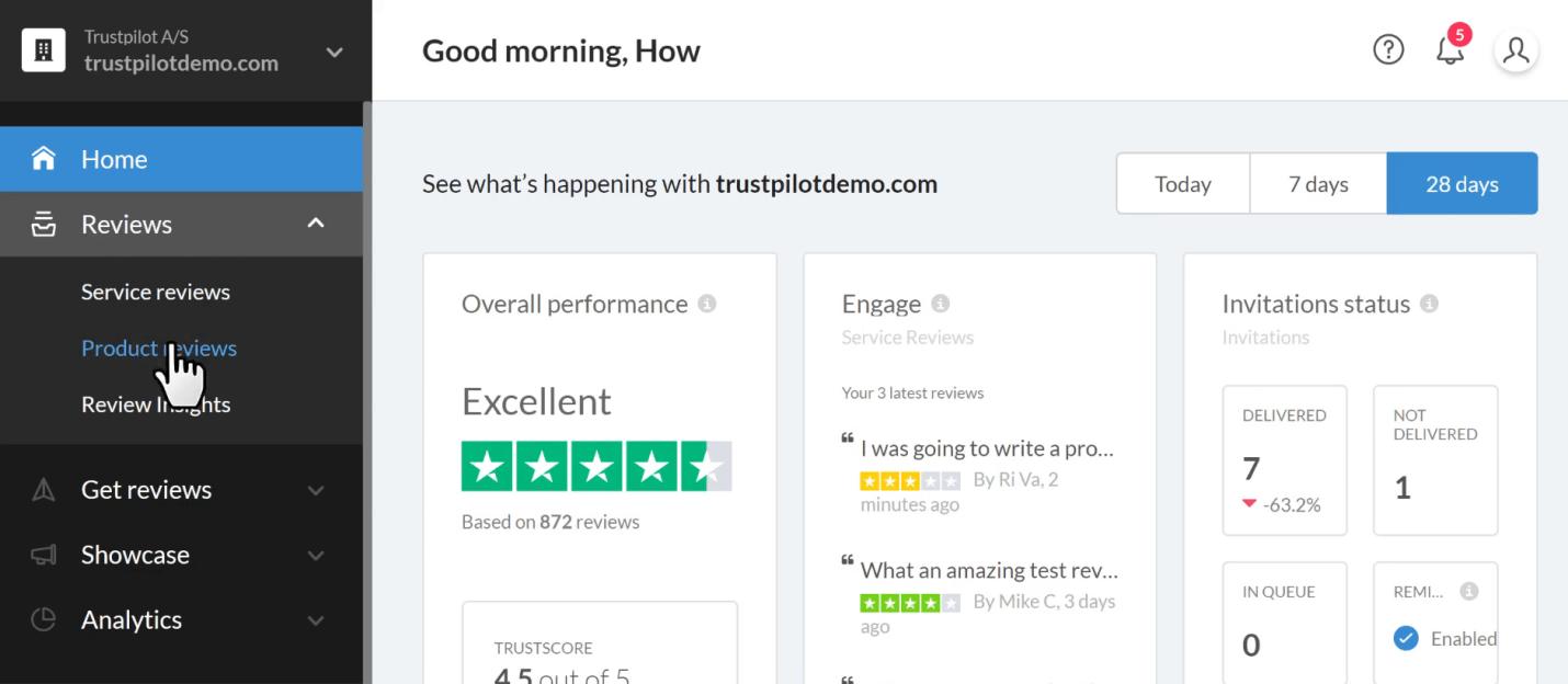 how to get rid of trustpilot reviews
