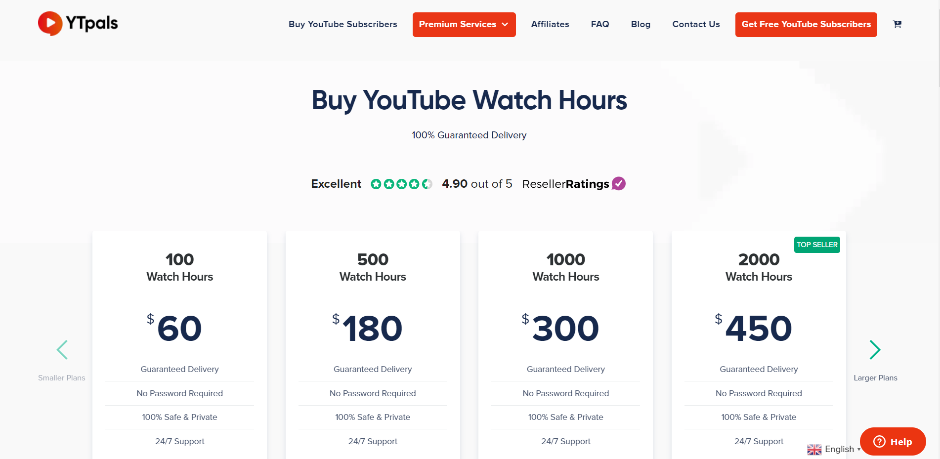 buy 4k watch hours