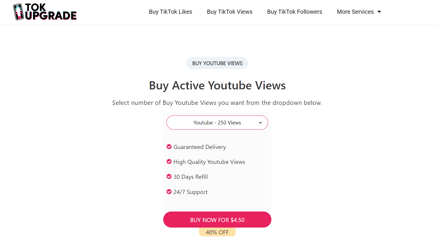 αγοράστε χρόνο παρακολούθησης youtube