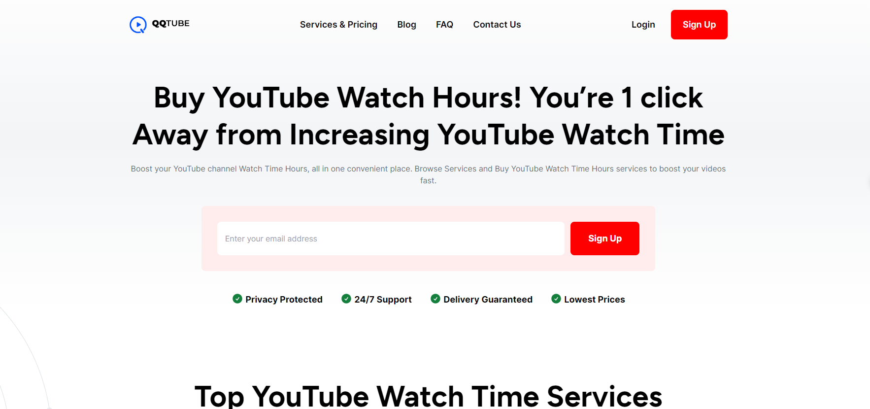 यूट्यूब पर 4000 घंटे देखने का समय सस्ते में खरीदें