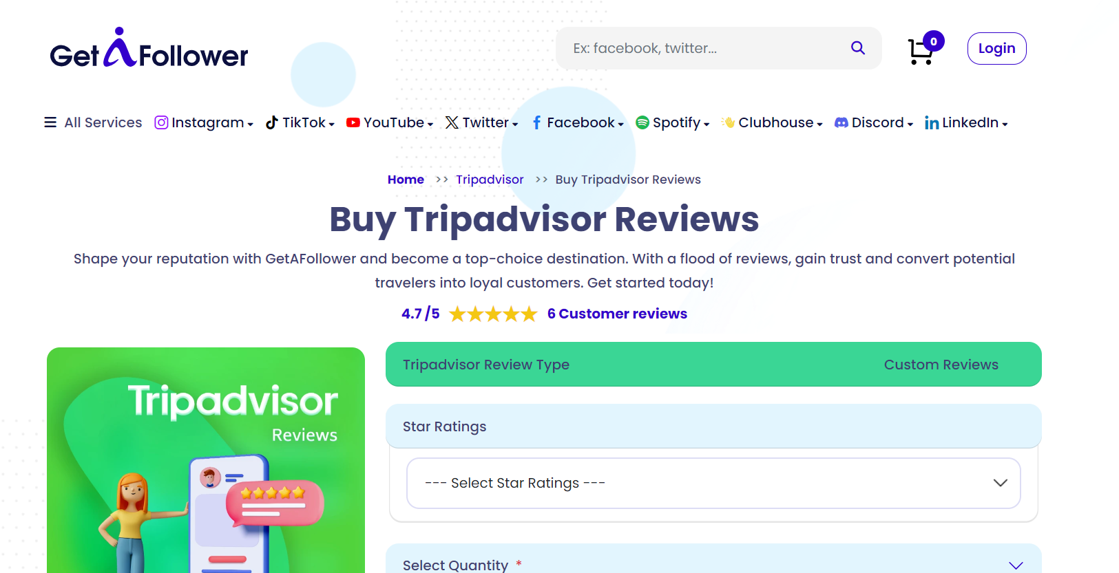 buy tripadvisor review